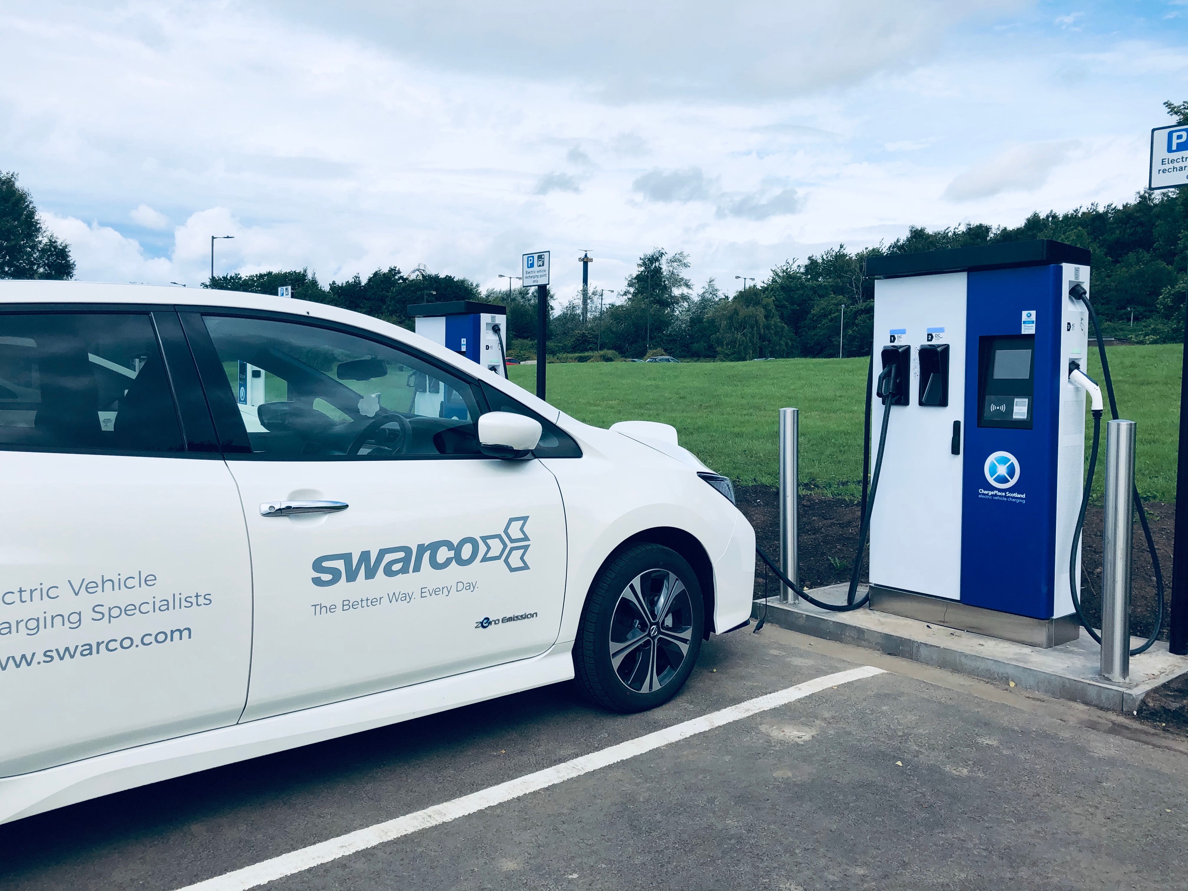 Swarco Evolt Installs Ev Charging Stations At New Strathclyde Country Park Charging Hub For 1141